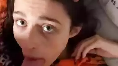 Babe taking long dick