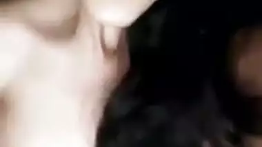 Today Exclusive- Cute Desi Girl Record Her Nude Video For Lover