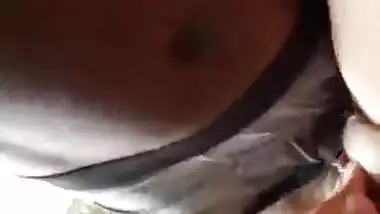 Hot sex video of a cuckold recording his GF taking a BBC