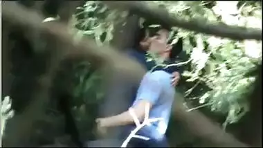 Outdoor sex scandal of college angel caught on hidden webcam by classmate