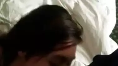 19 year old gf sucks my dick while she was on the phone