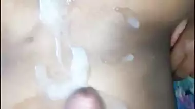 Desi husband handing wife boobs