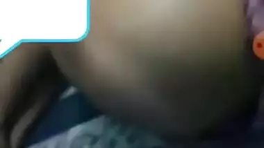 Today Exclusive- Cute Desi Girl Showing Her Boobs And Pussy On Video Call Part 2