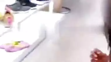 Indian daring housewife shows pussy to the sales guy and husband takes video