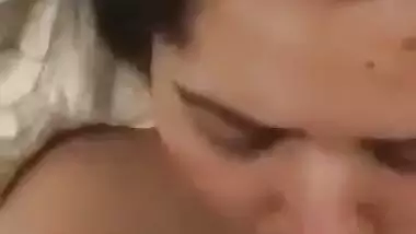 Sexy wife gives an Indian blowjob to her lover