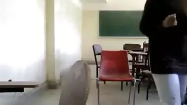 Horny coed convinces her school teacher to give her a better grade, Desi mms scandal