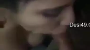 Sexy Delhi girl sucking bf cock deepthroat mms