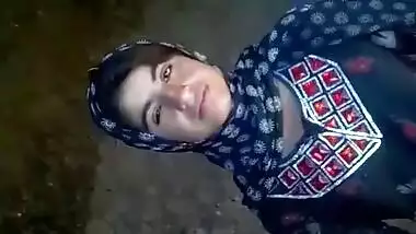 Girlfriend video call nude entertaining lover