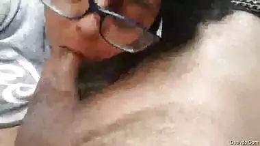 beauty indian wife sucking hubby