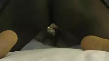 11 inch BBC. You can see the fear in her eyes as he plows her with it.