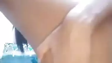 Today Exclusive- Cute Desi Girl Record Fingerring Selfie Part 2
