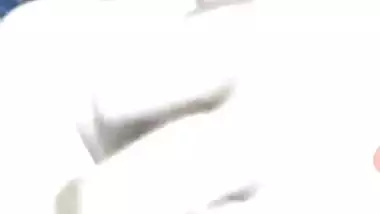 Indian XXX girl showing boobs and playing with nipples on video call