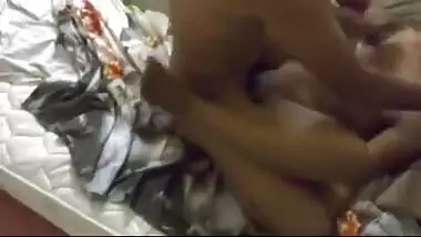 Office colleagues have a fun a hardcore group sex session