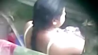 Emotional Desi aunty nude bathing outdoor secretly recorded by BF