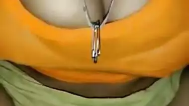 MMS clip of chubby Desi wife riding XXX cock of her excited lover