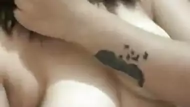 Sexy Indian Punjabi girl stripping nude on selfie cam