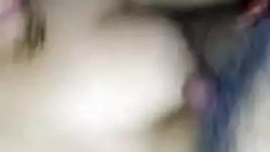 Indian Bhabhi sucking small dick of hubby