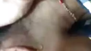 Indian married wife giving blowjob