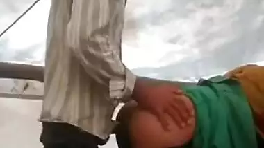 Desi labor XXX wife gets fucked by a civil engineer outdoors MMS