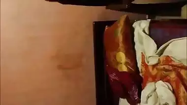Tamil wife bathing caught on camera in hotel room