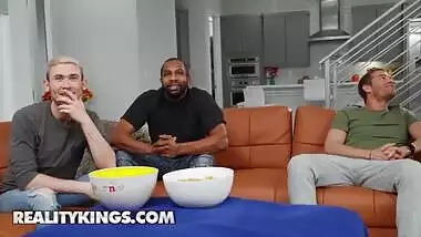 Reality Kings - Nerdy Aften Opal Gets A Facial From Her Bf & Then Creampied In Front Of His Friends