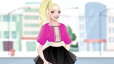 Lesbians get hot in the Uber and then fuck at home - Sara Blonde and Mariana Martix