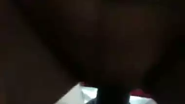 Man presses desi lady’s boobs and makes her ride on his dick