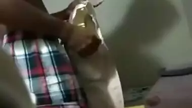 Pervert records his Tamil sex video with a police girl