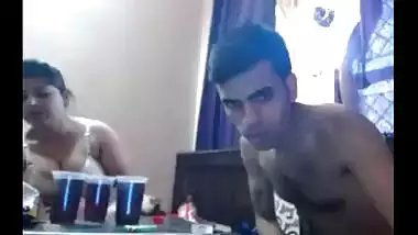 Large breasts older Indian aunty hardcore sex with juvenile guy