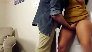 White hubby climbs into panties Desi wife after a jealousy argument